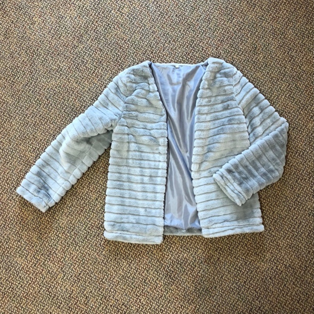 Faux fur jacket
